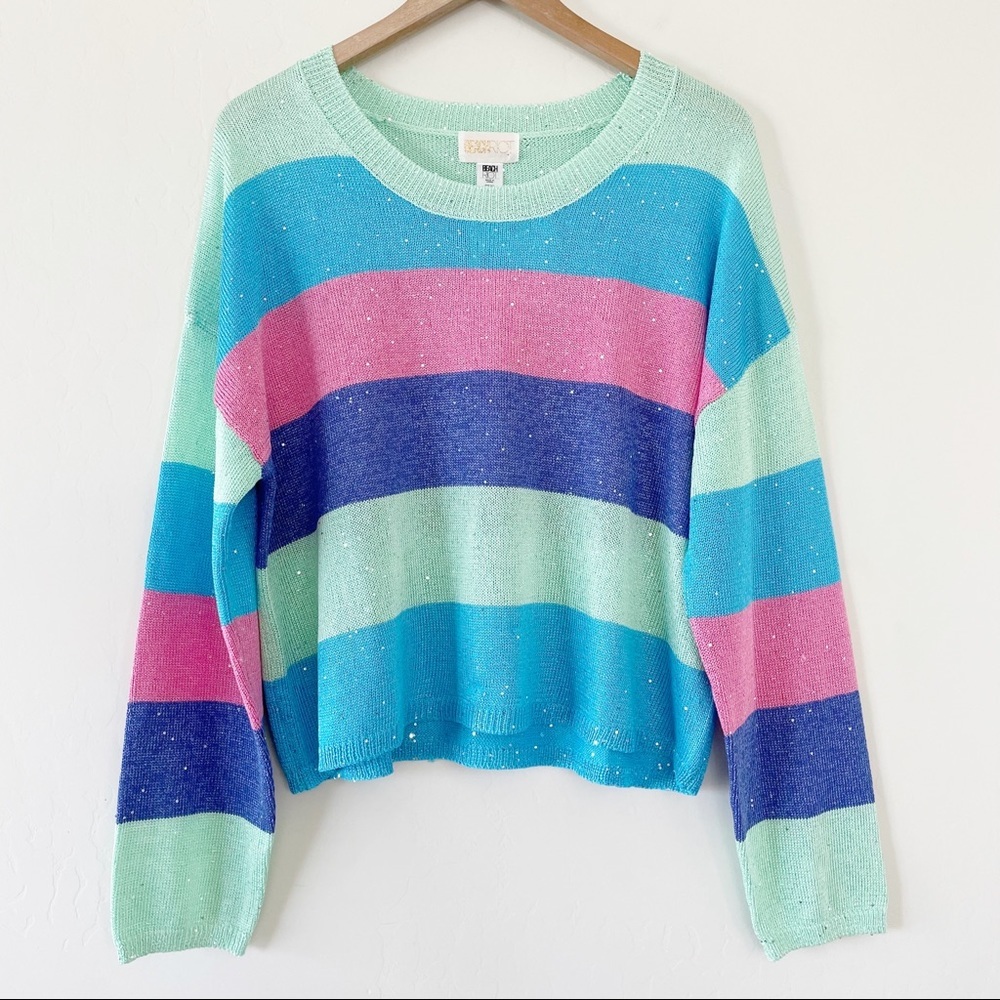 BEACH RIOT Beach Stripe Sweater In Mod Stripe - Picture 6 of 14